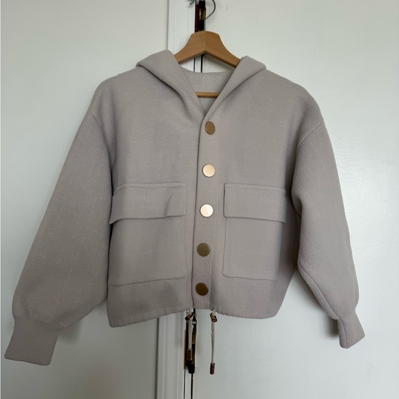 Knit Cardigan Jacket with Snap Buttons - from Korea - Size Small - Picture 1 of 5